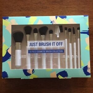 10 piece Cosmetic Brush Collection Makeup Brushes